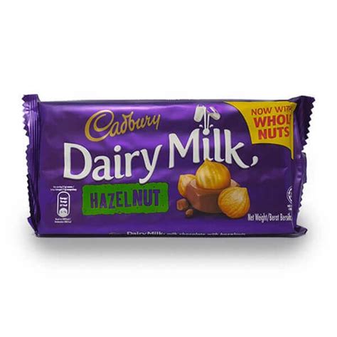 SMR Chocolates - Cadbury Dairy Milk Bar Hazelnut 165g