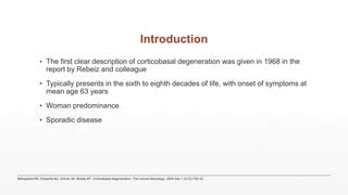 Corticobasal Degeneration | PPT