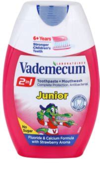 Vademecum 2 in1 Junior zubná pasta ústna voda v jednom notino sk