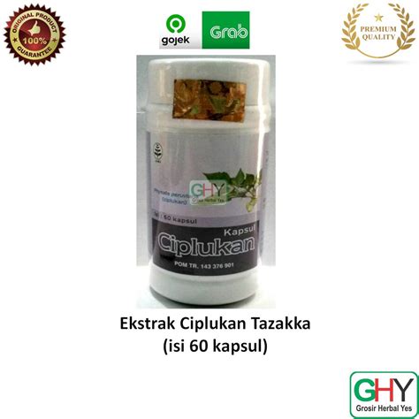 Jual Kapsul Ekstrak Ciplukan Tazakka Obat Bronkhitis Influenza Dll