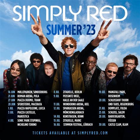 2023 shows announced – Simply Red