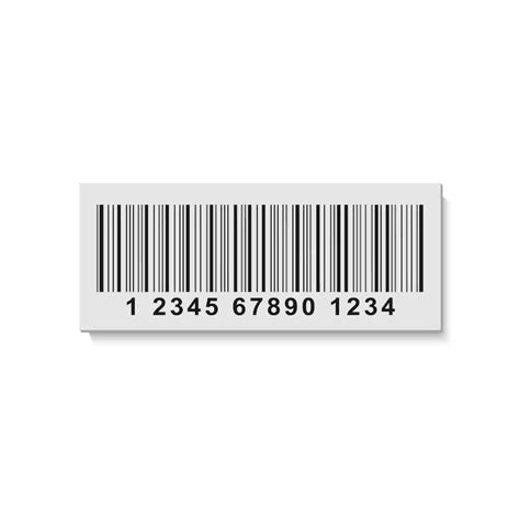 Barcode Aufkleber Vektor Illustration Premium Vektor