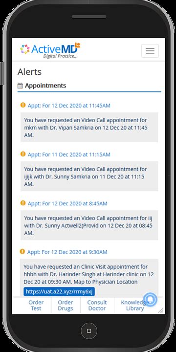 Activemd Patient Appointment Reminder