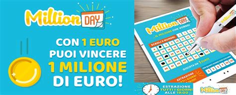 Million Day Million Day E Millionday Extra Tutte Le Estrazioni Del