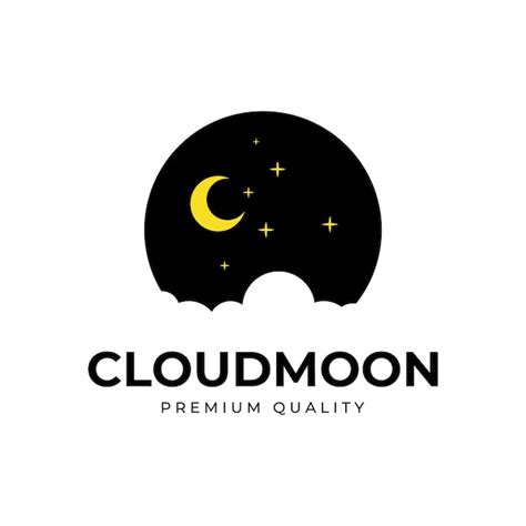 logo lua nuvem vetores  arquivos psd gratis