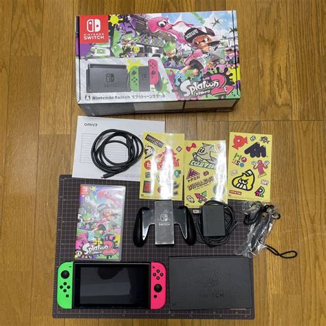 Nintendo Switch Nintendo Switch スプラトゥーン2セット 有線lanアダプタ付の通販 By Samo1118