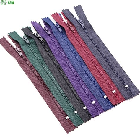 Closed End Nylon Coil Zipper Dtm Color Wholesale Open End Nylon