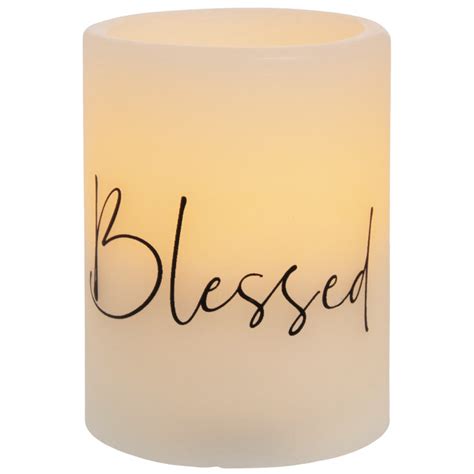 Blessed LED Pillar Candle 3 X 4 Hobby Lobby 2194413