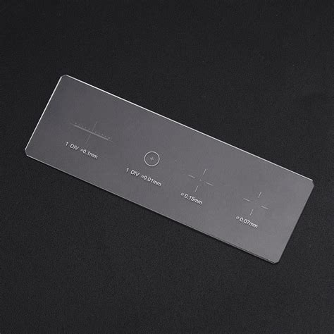 Camera Photo Microscope Micrometer Slide Micrometer Calibration Slide