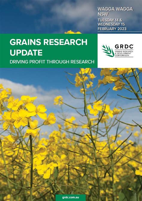 GRDC Grains Research Update Wagga Wagga 2023 GRDC