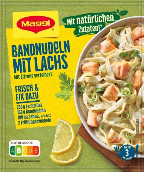 Maggi Fix F R Bandnudeln Mit Lachs Online Kaufen Bei Mytime De