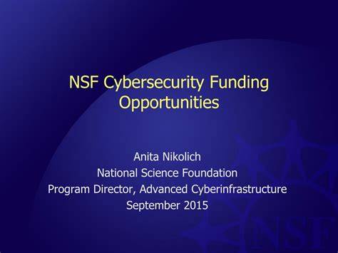 nsf funding cut 3