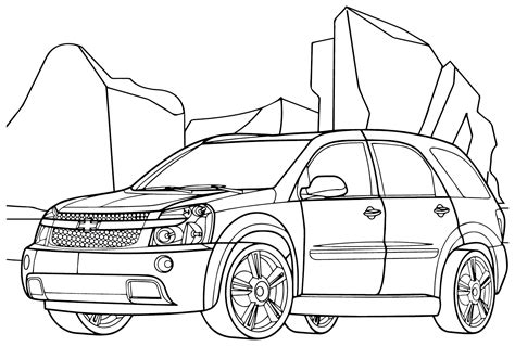 42 páginas para colorear de Chevrolet ColoringPagesOnly