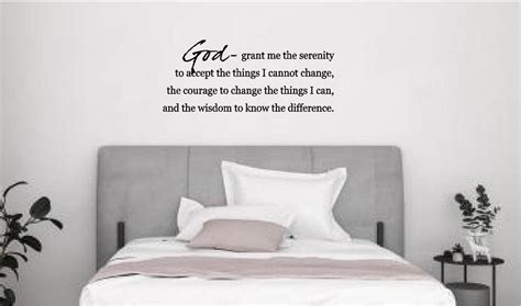 Serenity Prayer Wall Art Vinyl Decal Indoor Removable - Etsy