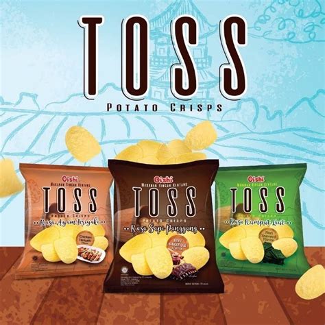 Jual OISHI TOSS POTATO CRISPS 75 GRAM Shopee Indonesia