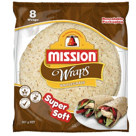 Mission Tortilla Wraps 360g Whole Grain Lazada