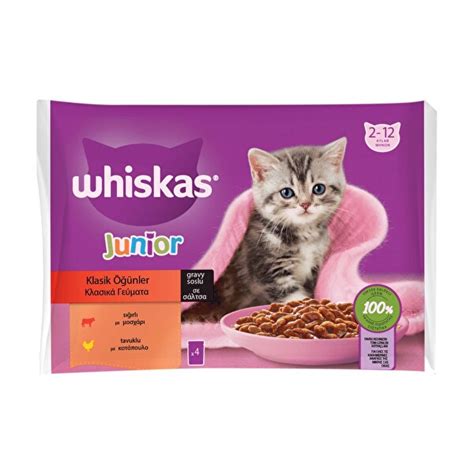 Whiskas Klasik Nler Yavru Ya Kedi Mamas G Carrefoursa