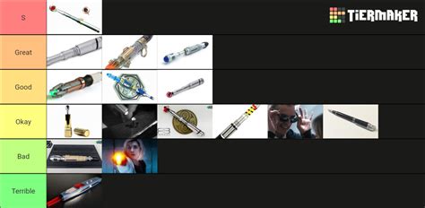 Doctor Who Sonic Screwdrivers Tier List Community Rankings TierMaker