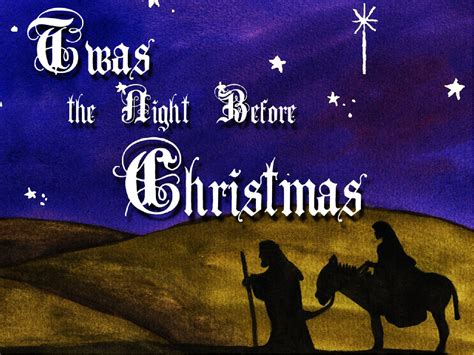 Sharefaith Media The Night Before Chrismas Powerpoint Sharefaith Media