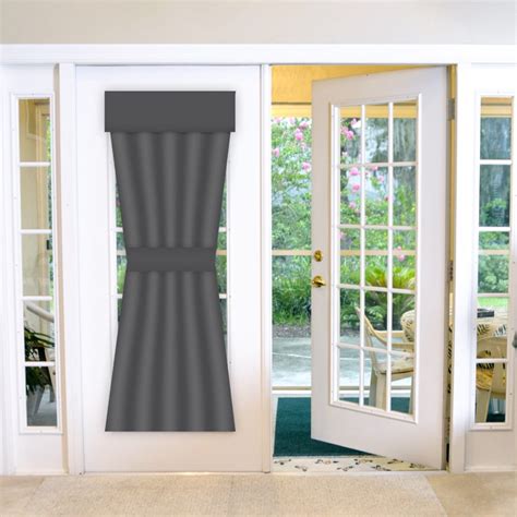 Blackout French Door Curtain, Privacy Protection, Waterproof, Thermal ...