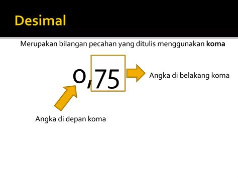 cara menghilangkan koma pada bilangan desimal 1