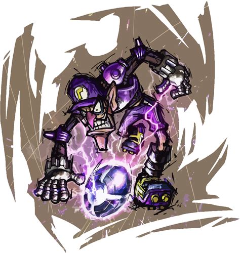 Image - Waluigi Artwork - Mario Strikers Charged.png - MarioWiki, the ...