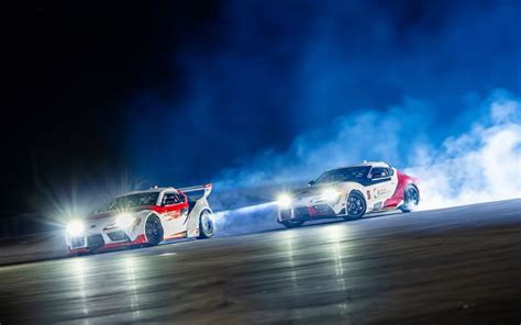 Toyota uses AI to twin-drift two GR Supra models - Toyota UK Magazine