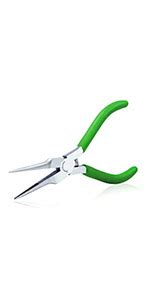 Speedwox Mini Needle Nose Pliers Smooth Flat Jaws With Spring Craft