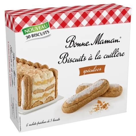 Biscuit à la cuillère spéculoos BONNE MAMAN le paquet de 255g à Prix