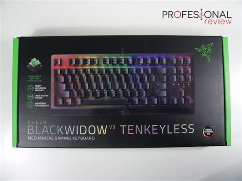 Razer Blackwidow V3 Tenkeyless Review en Español Análisis completo