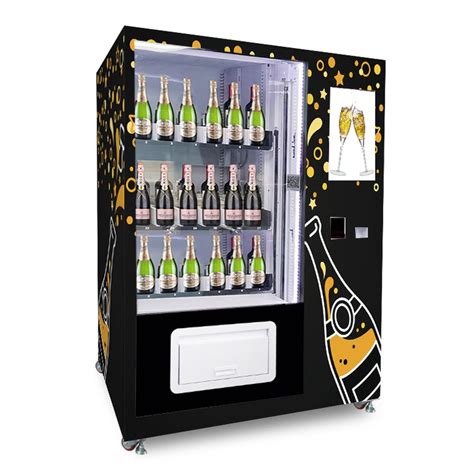 Smart Alcohol Vending Wine Champagne Vending Machine With Elevator