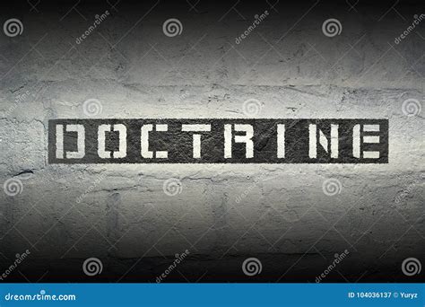 doctrine word gr stock image image   teaching