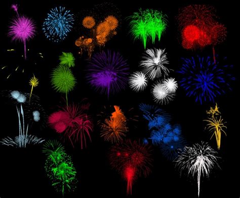 30 Brilliant Photoshop Fireworks Brushes