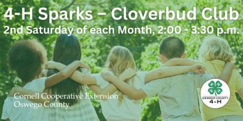 Cornell Cooperative Extension 4 H Sparks Cloverbud Club