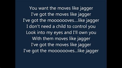 Moves Like Jagger Lyrics