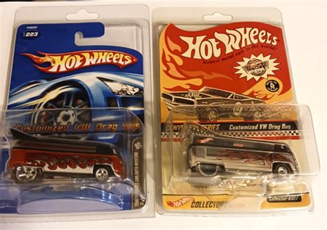 2 HOT WHEELS VW DRAG BUSES 2ND ANNUAL NATIONALS 8381 2006 MYSTERY BUS RR S EBay