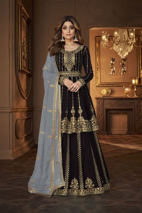 Pakistani Eid Outfit Sharara Dress For Women Wedding Gharara Salwar