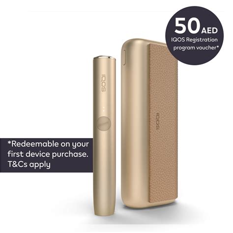 Buy Iqos Iluma Prime Golden Khaki Device Iqos United Arab Emirates