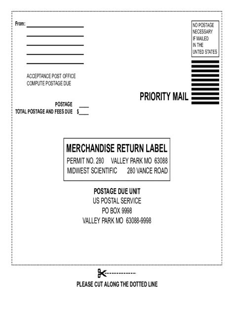 Usps Shipping Label Template Fill Online Printable Fillable Blank