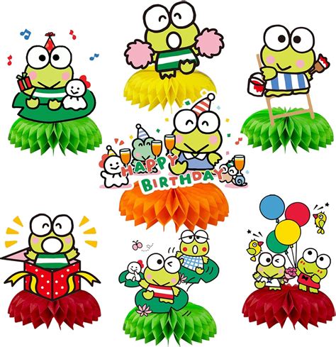 Lenglet Kero Kero Keroppi Birthday Party Decorations, 7Pcs India | Ubuy