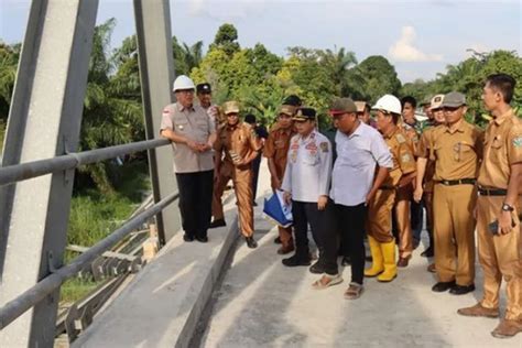 Investasi Rp Miliar Jembatan Ujan Mas Siap Beroperasi Juni