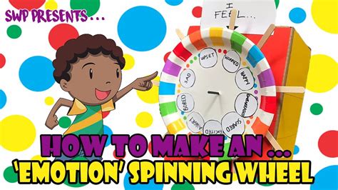 How To Make A Spinning Wheel From Cardboard Easy For Kids Youtube