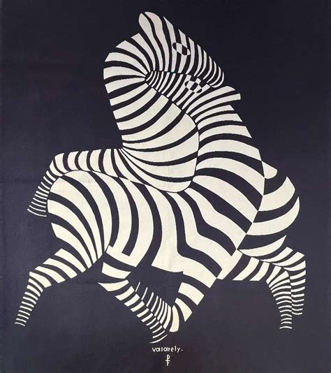 Victor Vasarely Two Zebras At De Witt Fine Tapestries Mechelen