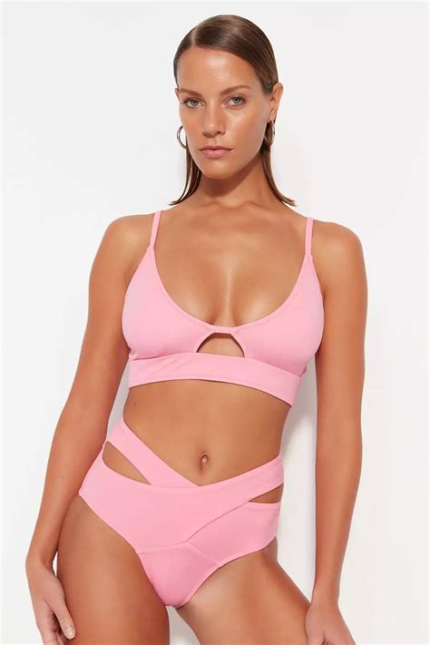 Buy Trendyol Cutout Window Bralette Bikini Top Online Zalora