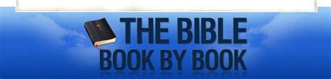 The Bible Book By Book