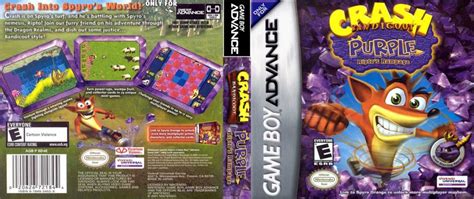 Crash Bandicoot Purple Riptos Rampage Game Boy Advance Videogamex