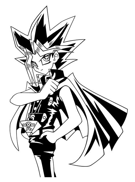 Coloriage Yu Gi Oh 53141 Dessins Animés Dessin à colorier