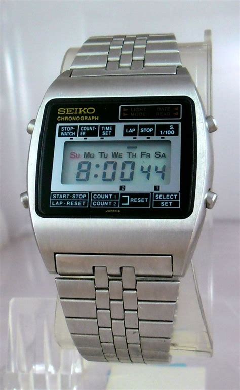 Seiko Lcd Watch Model M929 4000 Retro Watches Old Watches Vintage