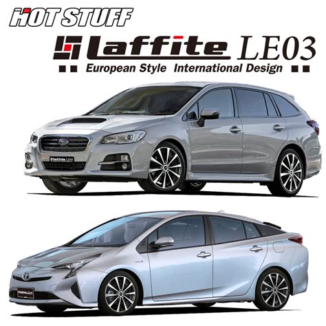 楽天市場アルミホイール HOT STUFF Laffite LE 03 ラフィットLE 03 LE03 5 5 15 4 100 BK P アクア スイフト ノート フィット 4本価格