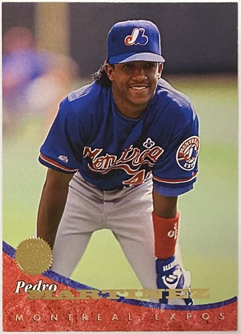 Pedro Martinez 1994 Leaf Montreal Expos Baseball Card Kbk Sports